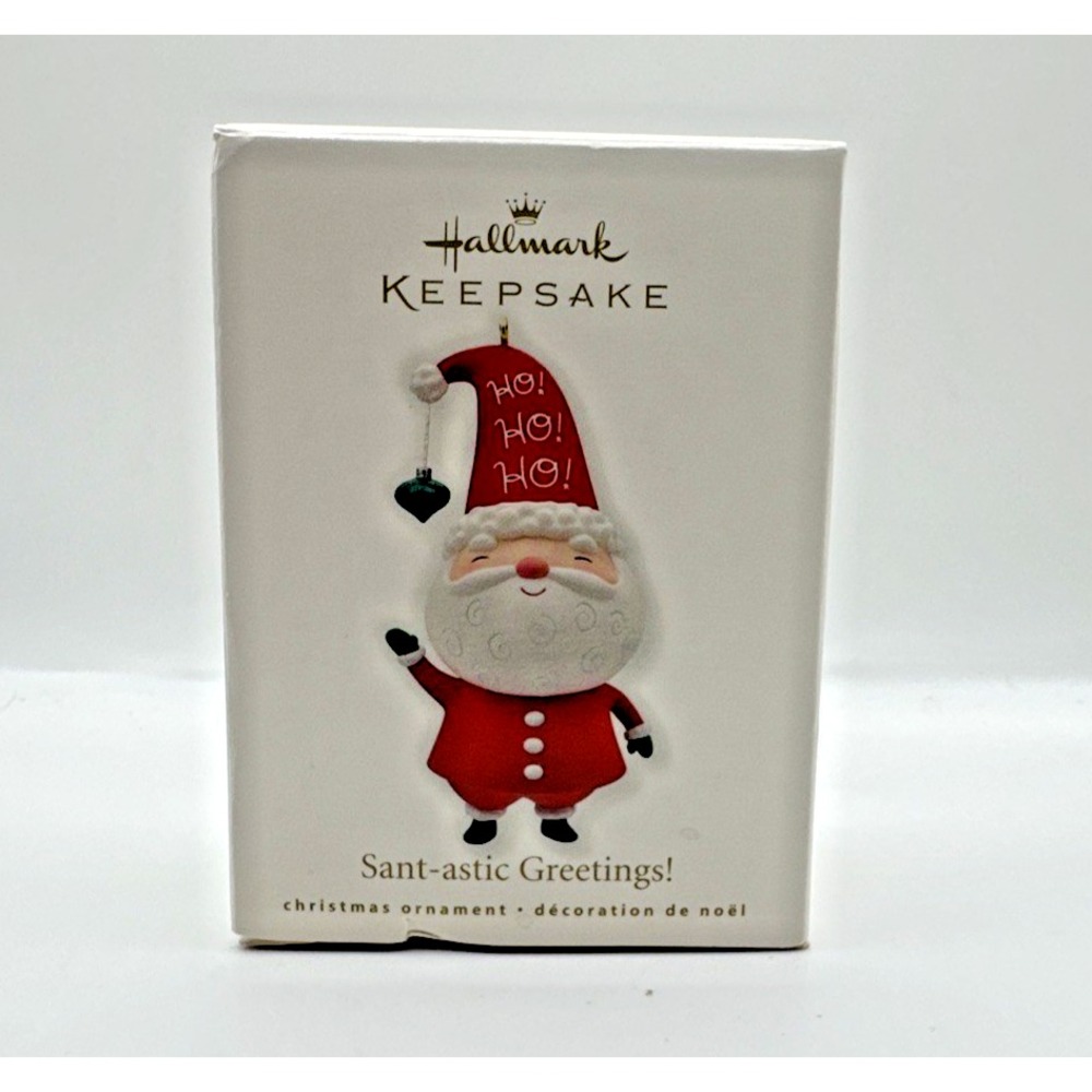 HALLMARK Keepsake 2010 Christmas Ornament Sant-astic Greetings! Ho, Ho, Ho